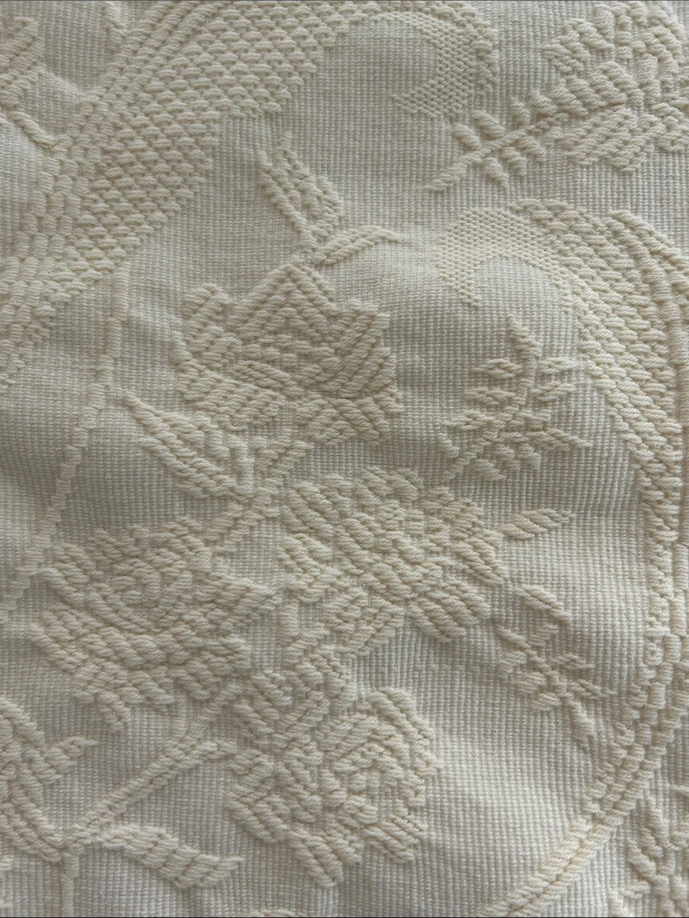 Oversize matelasse pillow sham cover cottagecore